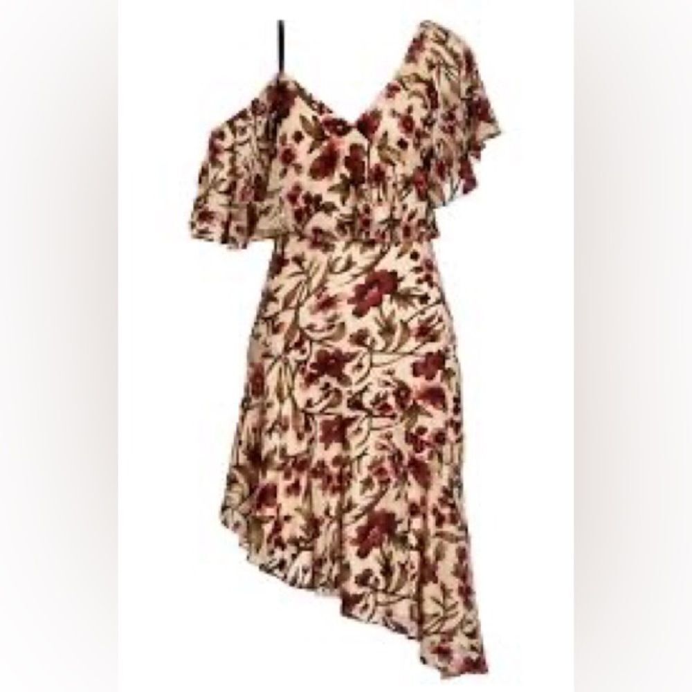 NORDSTROM ALI AND JAY DONT MIND IF I DO FLORAL ASYMMETRICAL DRESS SIZE XL - Picture 3 of 11